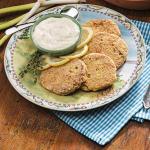 Canadian Salmon Cakes with Lemonherb Sauce Appetizer