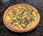 Canadian Spinach Quiche With Sundried Tomato and Basil Feta Cheese Dinner