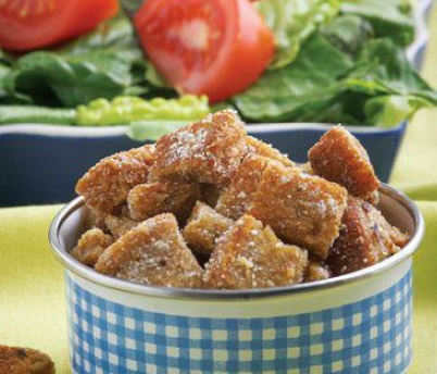 Angolan Cheese and Garlic Croutons Other