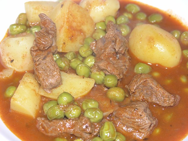 Croatian Croatian Lambbeef Stew With Green Peas Appetizer