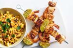 Portuguese Seafood Espetada portuguese Skewers Recipe Appetizer