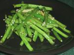 Green Beans with Sesame  Garlic recipe
