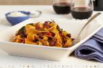 British Pappardelle With Lamb Pancetta Rosemary And Napoletana Sauce Recipe Appetizer