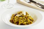 British Tortellini With Pesto Genovese Sundried Tomatoes And Shaved Parmesan Recipe Appetizer