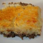 American Oven Dish with Minced and Mashed Potato Appetizer