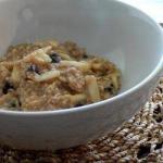 Porridge with Apple Banana and Raisins recipe