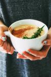 Canadian Rosemary Hot White Chocolate Appetizer