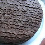 American Threelayer Chocolate Cake Dessert