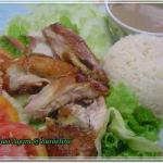Chinese Chicken with Rice Malay Style Dinner