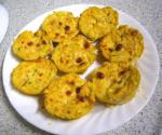 American Crustless Carrot Zucchini  Cheese Miniquiches Appetizer