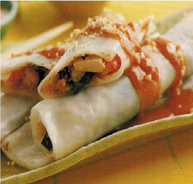 Thai Rice Noodle Rolls Filled With Prawns 1 Appetizer