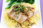 American Chilli Soy Fish With Egg Noodles Recipe Dessert