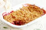American Apple And Rhubarb Crumble Recipe 3 Dessert