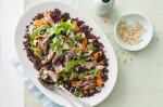 American Barbecue Duck Salad With Pickled Vegetable Salad And Black Rice Recipe Dinner
