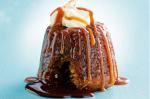 American Sticky Date Molten Lava Choc Pudding Recipe Dessert