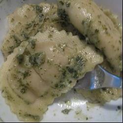 American Ravioli with Pesto Appetizer