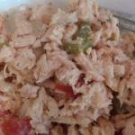 American Spicy Salad with Tuna Appetizer