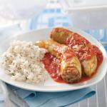 American Threemeat Stuffed Banana Peppers Appetizer