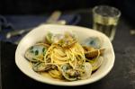 American Spaghetti with Clams and Garlic Appetizer