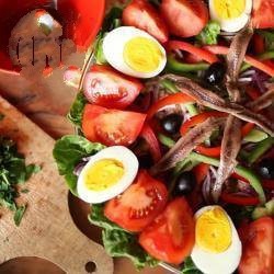 French Real Salade Nicoise Appetizer