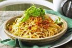 Canadian Spaghetti With Crispy Garlic And Chilli Crumbs Recipe Dinner