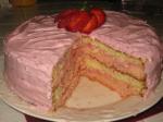 American Strawberry Ribbon Cake 1 Dessert