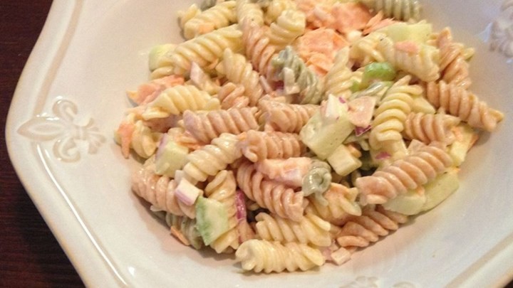 American Smoked Salmon Pasta Salad Recipe Appetizer