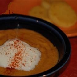 American Sweet Potato Carrot Apple and Red Lentil Soup Recipe Soup