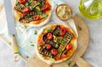 American Middle Eastern Eggplant And Zucchini Ribbon Pizza With Dukkah Recipe Dessert