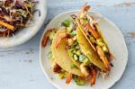 American Smoked Paprika And Lime Prawn Tacos With Pickled Cabbage And Avocado Recipe Appetizer