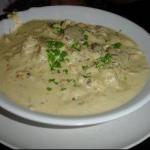 Chicken with Corn and Leeks in Cream Sauce recipe