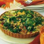 Canadian Quiche with Broccoli and Red Pepper Appetizer