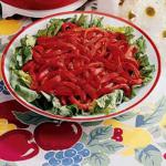 American Sweet Red Pepper Salad Appetizer