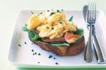 Canadian Scrambled Eggs With Smoked Salmon And Chives On Sourdough Recipe Breakfast