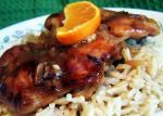 American Bevs Orange Chicken Dinner