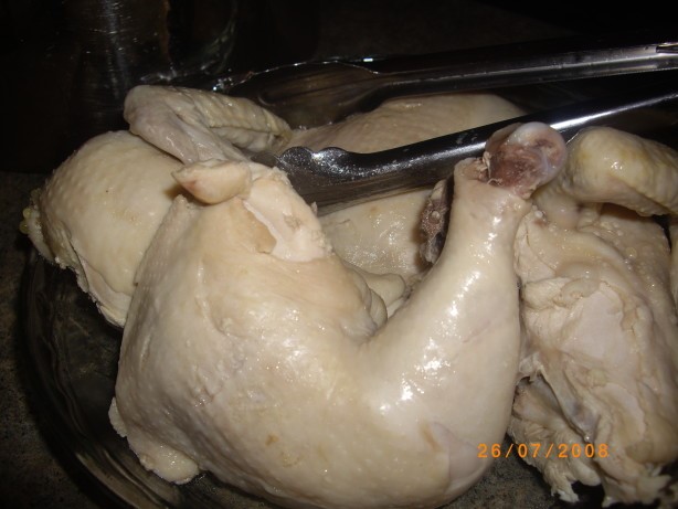 American Unboiled Chicken Dinner