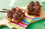 Canadian Coco Loco Chocolate Crackle And Peanut Caramel Slice Recipe Dessert