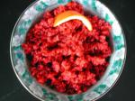 American Spiked Cranberry Relish Dessert