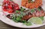 American Southwestern Grilled Chicken With Lime Butter Dinner
