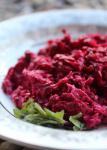 American Shredded Beets With Thick Yogurt Appetizer