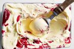 Canadian Plum And Raspberry Ripple Icecream Recipe Dessert