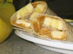 American Peanut Butter Banana Wrap Dinner