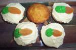 American Carrot Cake Muffins With Cream Cheese Icing and Carrot Dessert