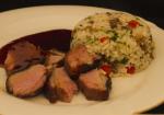 American Duck Breast With Asian Sauce Dessert