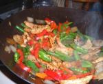 American Pork and Green Bean Stirfry With Peanuts Drink