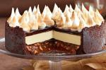 American Triplechoc Cheesecake With Salted Peanut Caramel Recipe Dessert