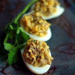 Canadian Eggs Stuffed Mushrooms 1 Appetizer