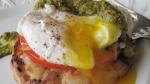 American Poached Eggs Caprese Recipe Appetizer