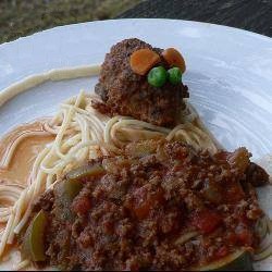 American Minced Meat Mice for Halloween Dinner