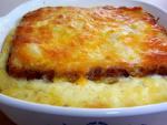 American Cheese and Onion Pudding Dinner